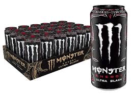Monster ultra black case of 12