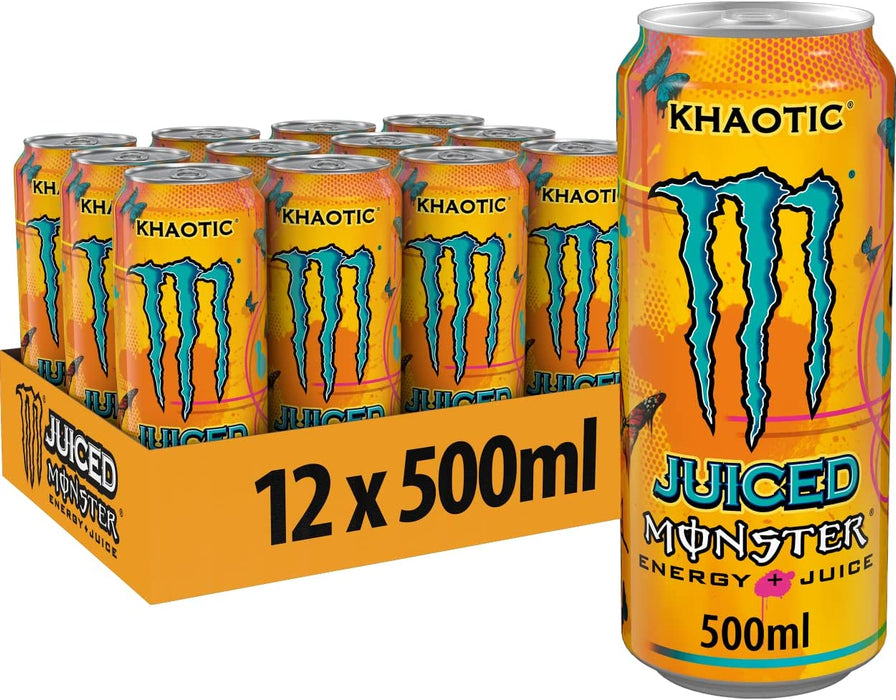 Monster Energy Juiced Khaotic 12x500ml Disposable Tin
