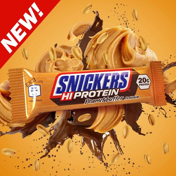Snickers Hi Protein Bars - 12x 55g Peanut Butter